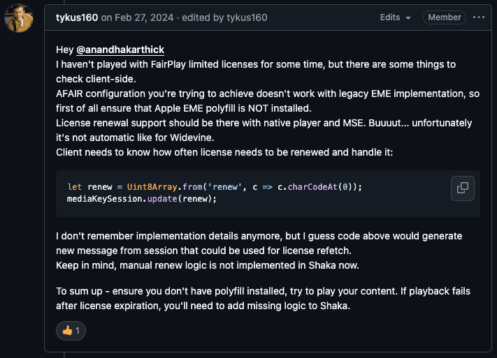 FairPlay renewal discussion